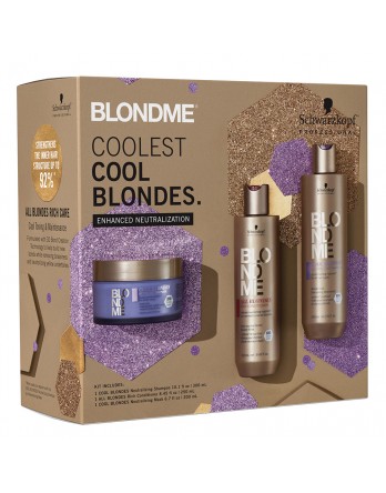 Schwarzkopf BLONDME COOL BLONDES Holiday Kit